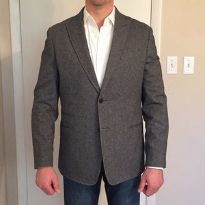 Men’s Banana Republic jacket grey tweed